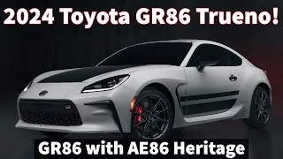 2024 Toyota GR86 Trueno Edition! // The New GR86 Recalls the AE86