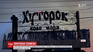 Поліції назвала попередню причину пожежі на одеському пляжі "Ланжерон"