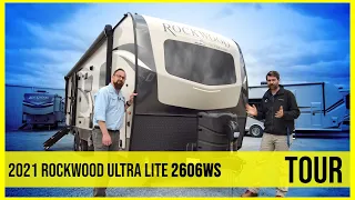 2021 Forest River Rockwood Ultra Lite 2606WS Rear Bathroom Trailer Camper Southern RV McDonough, GA