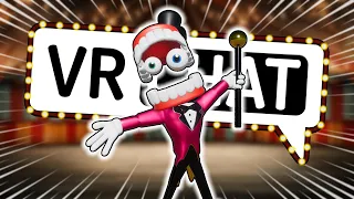 CAINE IS BACK TO CREATE FUN ACTIVITIES IN VRCHAT! | The Amazing Digital Circus - Funny moments -