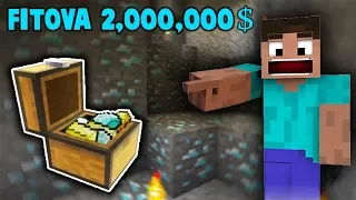 FITOVA 2.000.000 Milion Dollar ne Minecraft !! - Asleep Custom Map Shqip !