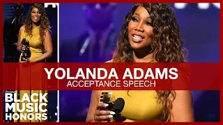 Yolanda Adams Full Acceptance Speech | Black Music Honors