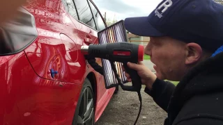 2017 WRX SUBARU WOW! HEAT GUN AND Glue Pull in ACTION - PDR TRAINING 3 of 5