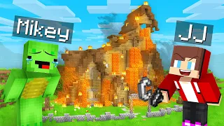 Mikey vs JJ Fire Prank Battle in Minecraft (Maizen)