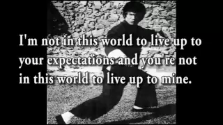 Bruce Lee's Philosophy