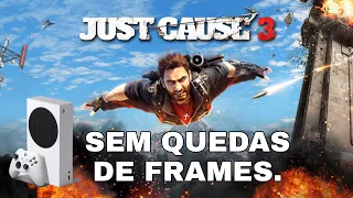 XBOX SERIES S Just Cause 3 performance em explosões sem quedas de fps