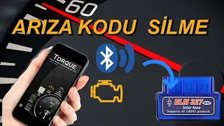 HOW TO DELETE THE VEHICLE FAULT CODE? ELM327 OBD II DEVICE SETUP. TORQUE TROUBLESHOOTING PROGRAM USG