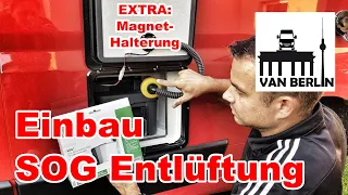 SOG WC Entlüftung | Clever Van Move 600 | inkl. Magnethalterung der Klappe | Montage ausführlich