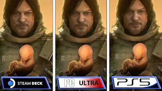 Death Stranding Director's Cut | Steam Deck - PS5 - PC | Graphics Comparison