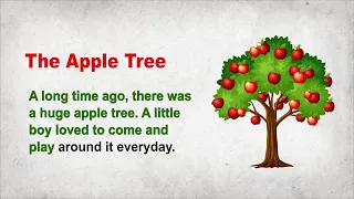 The apple tree - Level 1Improve Your English | Learn English through Story  | English Stories