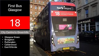 [GLA] First Bus Glasgow 18 (City Centre - Greenhills)