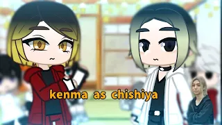Haikyuu characters reacts to kenma as chishiya||cross-over||Gacha club||•Lunie•