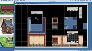 PIXEL ART TIME LAPSE #145 - House Tileset for Video Games