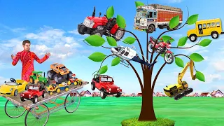 जादुई वाहनों खिलौना का पेड़ Magical Vehicles Khilona Tree Hindi New Comedy Funny Video