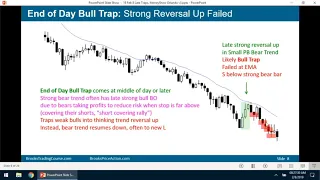 End-of-Day Bull and Bear Traps - Al Brooks