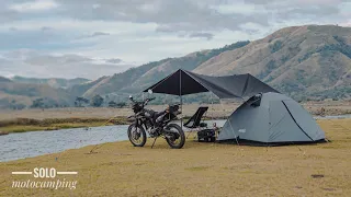 SOLO MOTOCAMPING, RELAXING PLACE, NATURE, SILENT VLOG, GABALDON NUEVA ECIJA PHILIPPINES