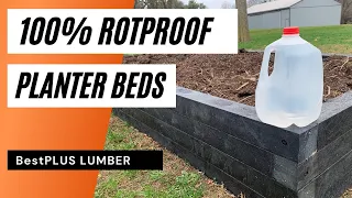 How to build amazing raised garden beds from recycled plastics! - Plastic lumber