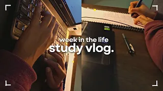 Week in the life (study vlog) | finishing notes & assignments, last week at home before college 🍀