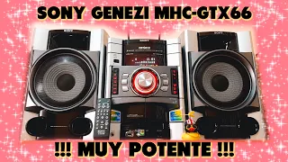 SONY GENEZI MHC-GTX66 ‼️😎🔊 TEST DE SONIDO EN LUGAR CERRADO #19 🔊🔊🔊🔊🔊🔊🔊