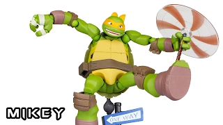 Revoltech MICHELANGELO TMNT Action Figure Toy Review