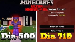 Sobreviví 700 Días En Minecraft Ultra Hardcore