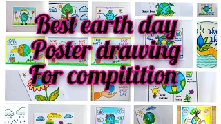 Best environment day poster drawing ideas/easy earth day drawing ideas 2024/save earth poster ideas