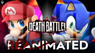 Mario VS Sonic Reanimated Collab (DEATH BATTLE!'s 100th Episode) | Crossover X feat. @OriginTheHero