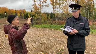 Сегодня свернули палатку за Верхним Берензасом и нарвались на полицаев