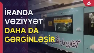 Tehranda SEPAH metroya HÜCUM ETDİ: Yaralılar var - APA TV