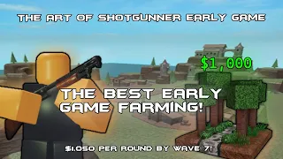 THE ART OF SHOTGUNNER EARLY GAME (Tower Battles Tutorial)