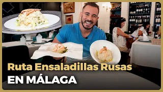 Las MEJORES ENSALADILLAS RUSAS de MÁLAGA - Pruebo 7 del TOP TEN!!