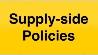 Supply-side policies - AS Economics