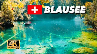 Blausee Switzerland 4K HDR | Blue Lake in Switzerland | The Most Amazing Lake on The Earth