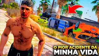 GTA V: VIDA REAL | CAPOTEI OS CARROS DO FILME DOS VELOZES E FURIOSOS 10 E ME OBRIGARAM A...😱| #66