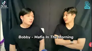 IKON Bobby sing ITZY Mafia In The Morning 🔥 Bobby Style Bonus Song Yunhyeong in Frame