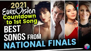 Countdown To The First Song Of Eurovision 2021 - Great Songs at National Finals