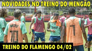 NOVIDADES NO TREINO DO FLAMENGO! VEJA O QUE MATHEUZINHO FEZ COM MICHAEL! TREINO DO MENGÃO 04/02/20