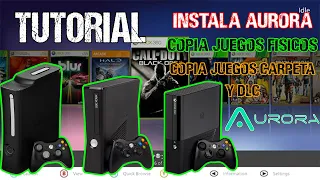 Instala Aurora en XBOX 360 rgh y juegos (TUTORIAL de instalación paso a paso)