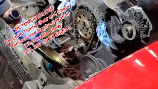 Timing Gear Removal and Replacement on a Chevy Small Block 5.7L 350cid V8 Engine in a C3 Corvette