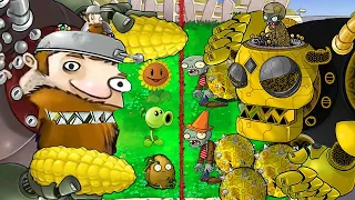 Plants vs Zombies : Dr.Zomboss Fake vs 99 Giga Gargantuar Real