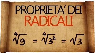 Radicali : Operazioni e Principali Proprietà #1