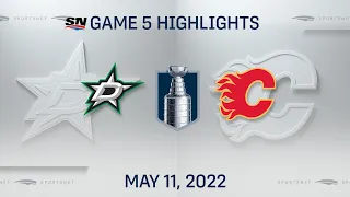 NHL Game 5 Highlights | Stars vs. Flames - May 11, 2022