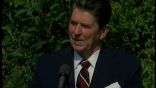 President Reagan's Press Briefing from Winfield House on June 10, 1984