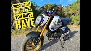 2022 Honda Grom Bar Upgrade you MUST have!