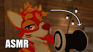 [Furry ASMR] Ear to ear wholesome mouth sounds 😘 (licks, ear noms ...)