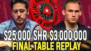 WCOOP 2021 34-H $25,000 ZeeJustin | Amadi_017 | kZhh Final Table Replay Super High Roller $3M Gtd