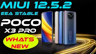 POCO X3 PRO MIUI 12.5.2 EEA STABLE WITH AUGUST SECURITY PATCH | WHAT'S NEW ?