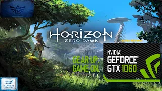 HORIZON ZERO DAWN | GTX 1060 6GB + Intel i3 9100f | ULTRA SETTINGS + STEALTH KILLS  | 1080p |