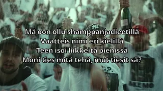 Gettomasa, Van Hegen - Shamppanjadieetillä Lyrics!