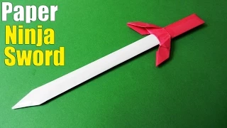 How to make a Paper Sword | Ninja Sword Tutorial